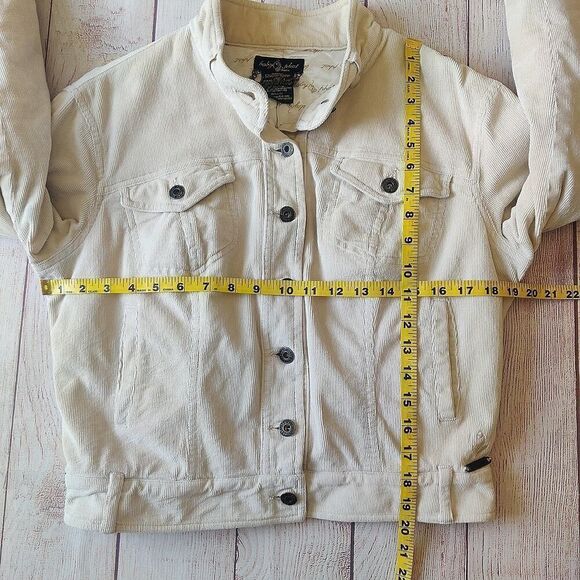 Vintage Y2K Baby Phat corduroy snap button jacket sz S - Picture 7 of 11